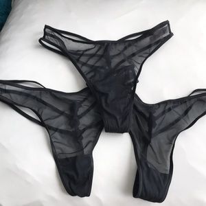 Victoria’s Secret rhinestone bow thong